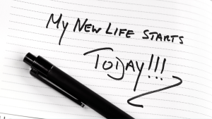 Mijn nieuwe leven start vandaag.: goede voornemens